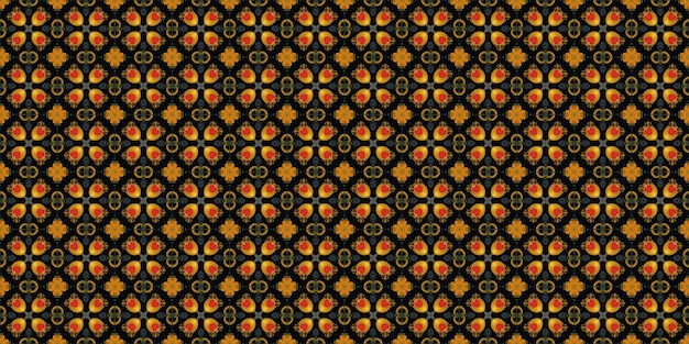 Seamless Repeatable Abstract Geometric Pattern Aztec Style