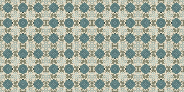 Seamless Repeatable Abstract Geometric Pattern Perfect for Textile Industry