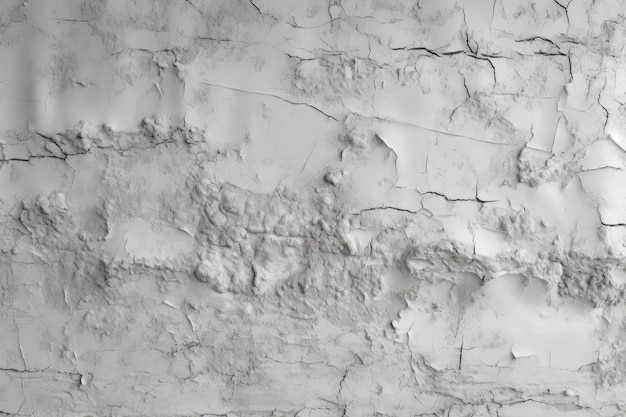 Seamless rough white plaster wall transparent background