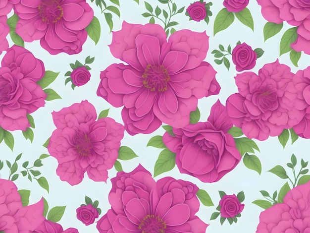 Seamless Small Flower Background Pattern Flowral Background Pattern