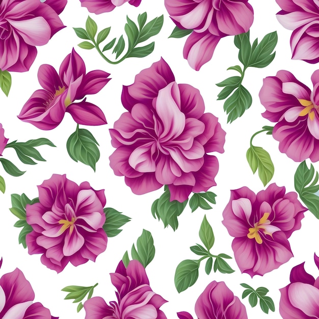 Seamless Small Flower Background Pattern Flowral Background Pattern