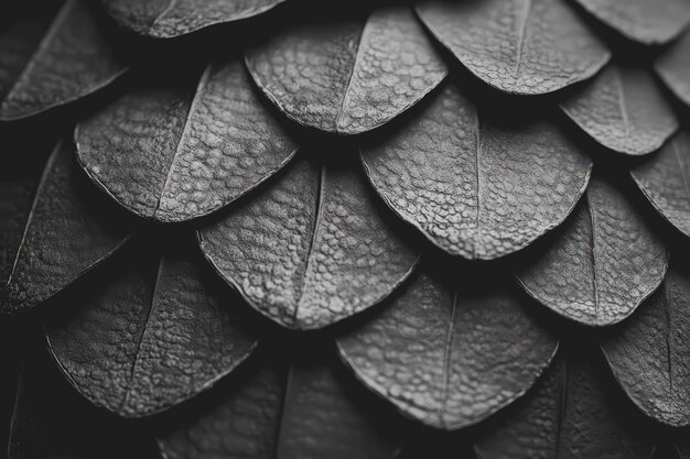 Photo seamless snake scales pattern black and white