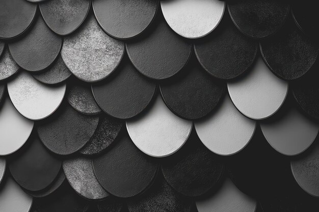 Photo seamless snake scales pattern black and white