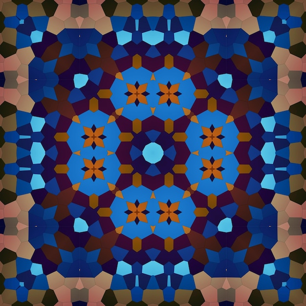 Seamless square art pattern The pattern is abstract The texture is mysterious