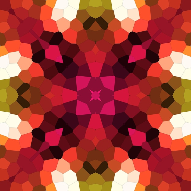 Seamless square mosaic pattern Abstract kaleidoscope background