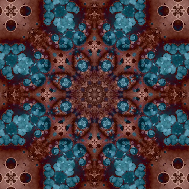 Seamless square pattern The pattern is abstract The texture is richly decorated