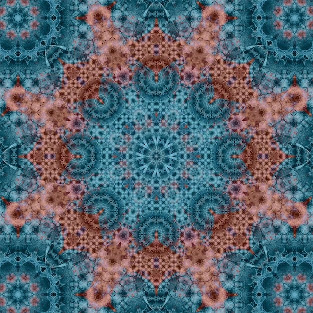 Seamless square pattern texture Art pattern Kaleidoscope