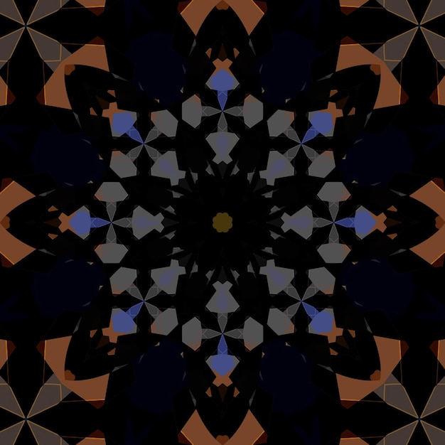 Seamless square pattern texture Art pattern Kaleidoscope