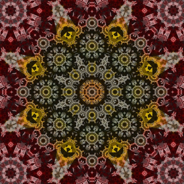 Seamless square pattern texture Art pattern Kaleidoscope