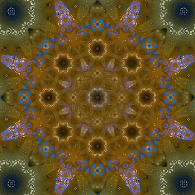 Seamless square pattern texture Art pattern Kaleidoscope