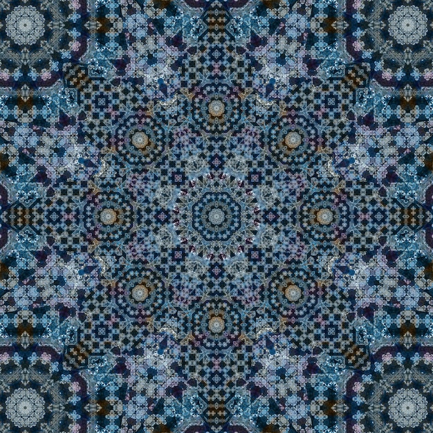 Seamless square pattern texture Art pattern Kaleidoscope