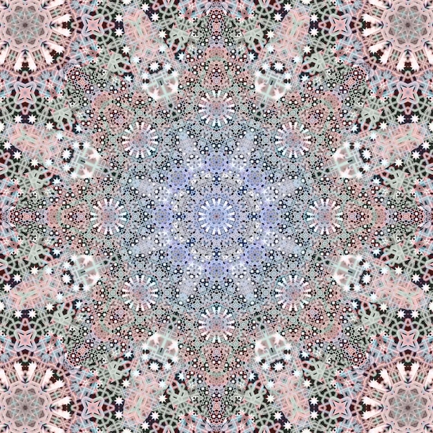 Seamless square pattern texture Art pattern Kaleidoscope