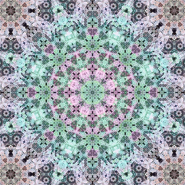 Seamless square pattern texture Art pattern Kaleidoscope