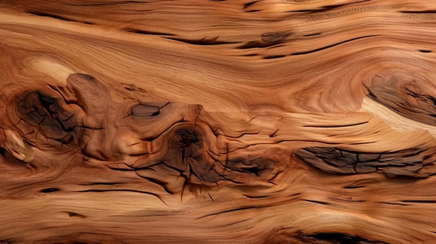 Seamless teakwood texture Generative AI