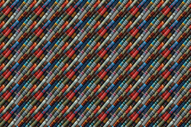 Photo a seamless texture of colored pencils