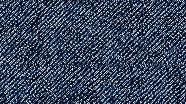 Photo seamless texture of denim fabric with a sturdy twill weave and a classic blue color