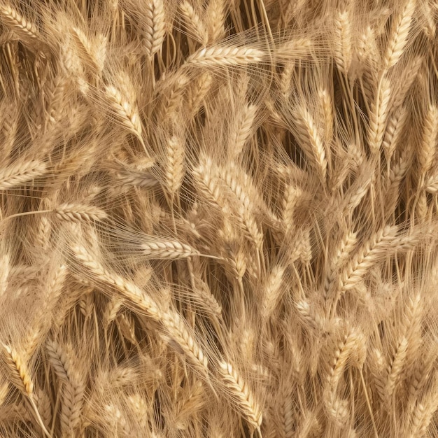 Seamless texture of ears of wheat