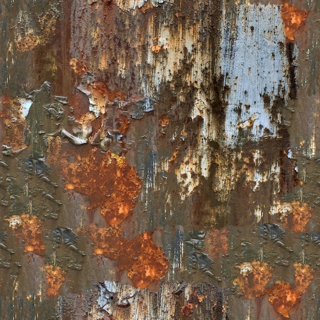 Seamless texture. Old metal texture with rust. template for design