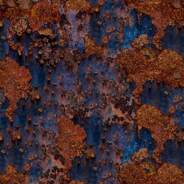 Seamless texture. Old metal texture with rust. template for design