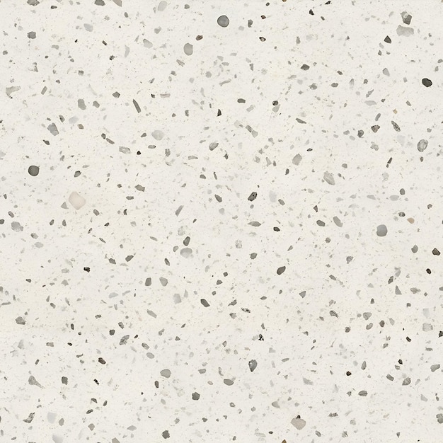 Photo seamless texture white granite terrazzo floor seamless pattern