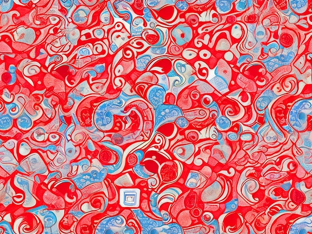 seamless tile pattern dynamic random abstract swirls a comic book redfree downloade