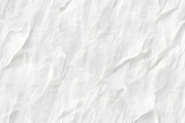 Seamless white crumpled paper background texture