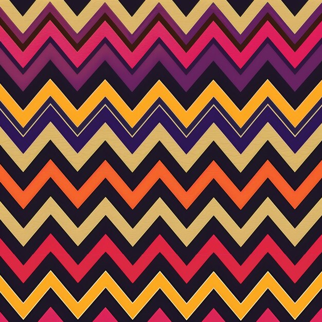 Photo seamless zigzag pattern vector illustration colorful background