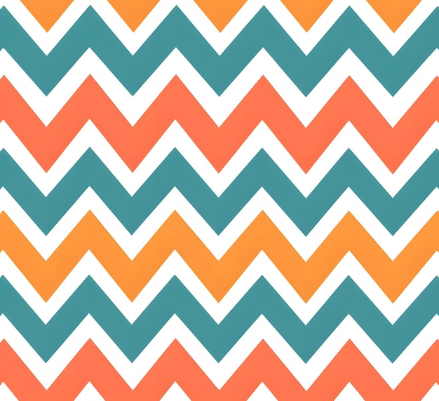 Photo a seamless zigzag pattern with zigzag stripes on a blue background