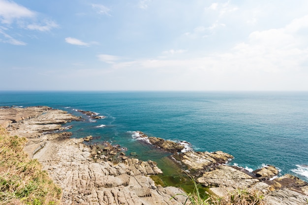 Seascape in Bitoujiiao Park, Ruifang District, Taiwan