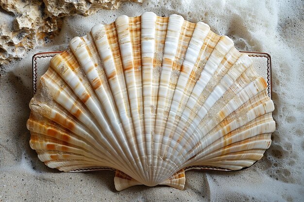 Seashell clutch purse with beachy vibes