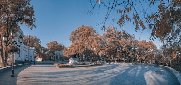 Seaside boulevard in Odessa Ukraine