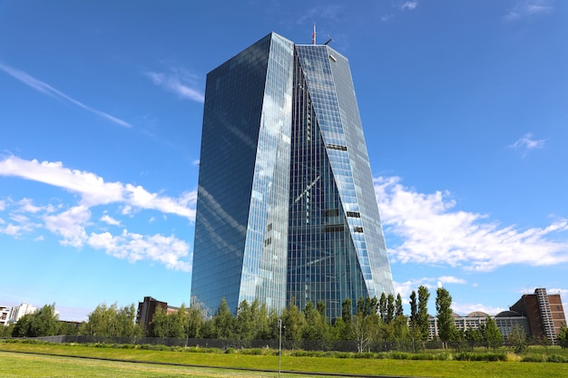 Seat of the European Central Bank in Frankfurt, Germany