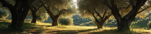 Secluded Olive Groves Under the Warm Italian Sun