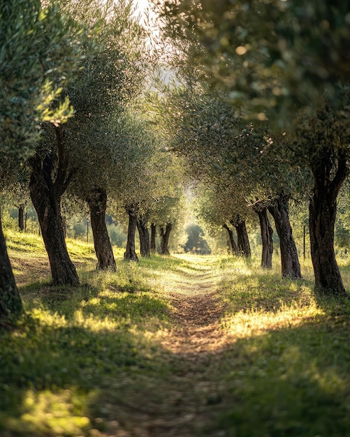 Secluded Olive Groves Under the Warm Italian Sun