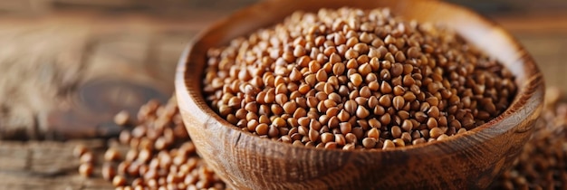 A section highlighting the high protein content of buckwheat making it a great option for