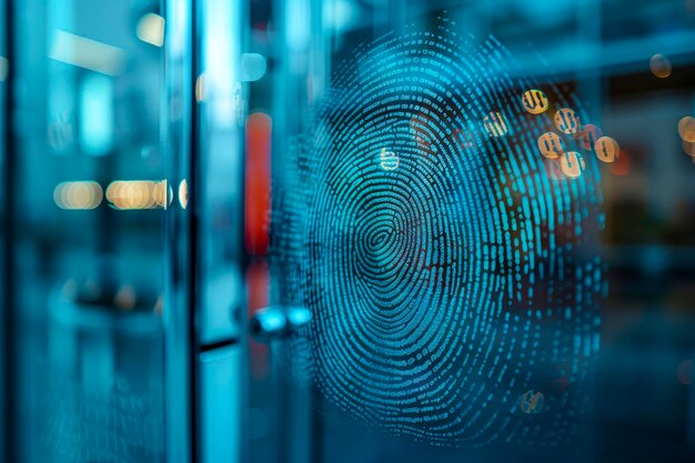 Secure Access Fingerprint Scanning for Office Glass Doors