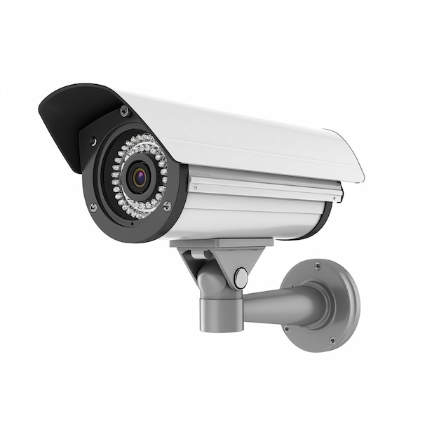 a security camera with a camera attached to it