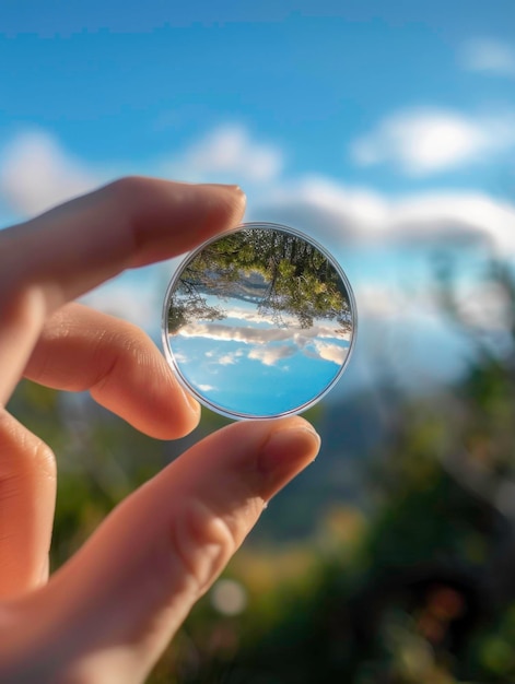 See the Perfect Transparency Through a Lens