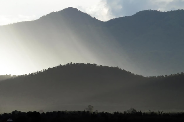 see the rain on the mountain