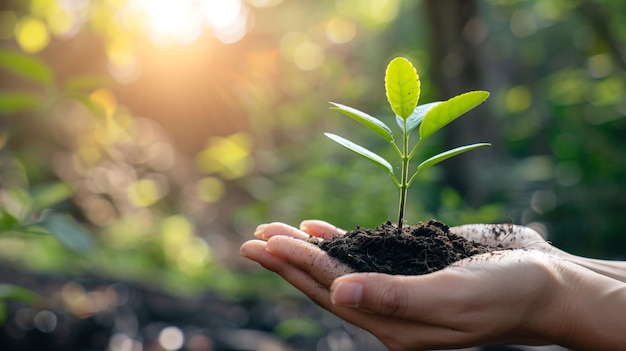 Seedling in Hands