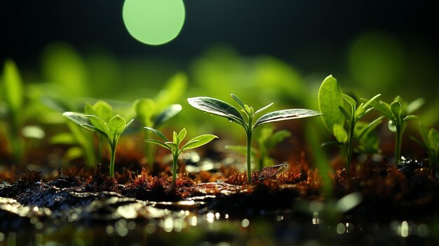 seedling HD wallpaper photographic image