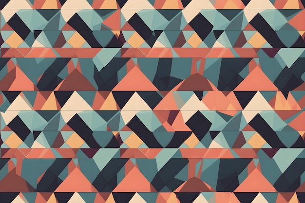 Seemless geometric pattern AI generated