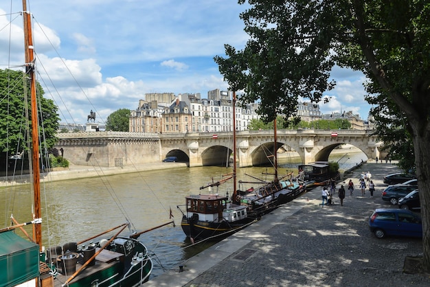 The Seine Embankment in Paris