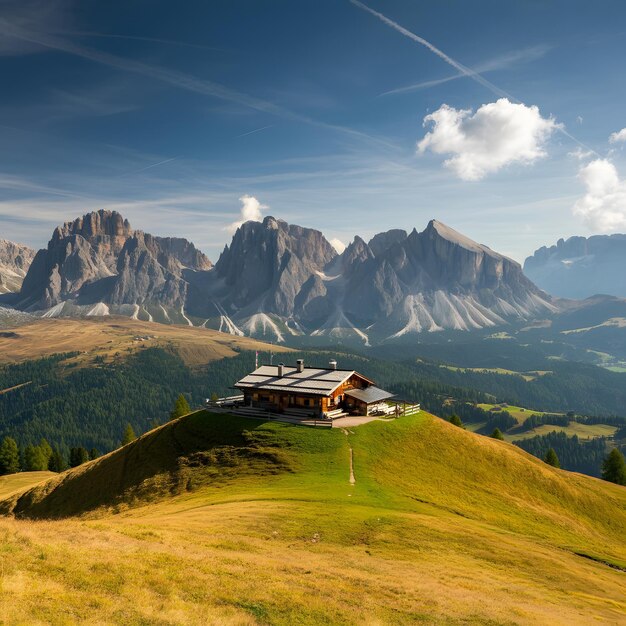 Photo seiser alm dolomite alps italy europe