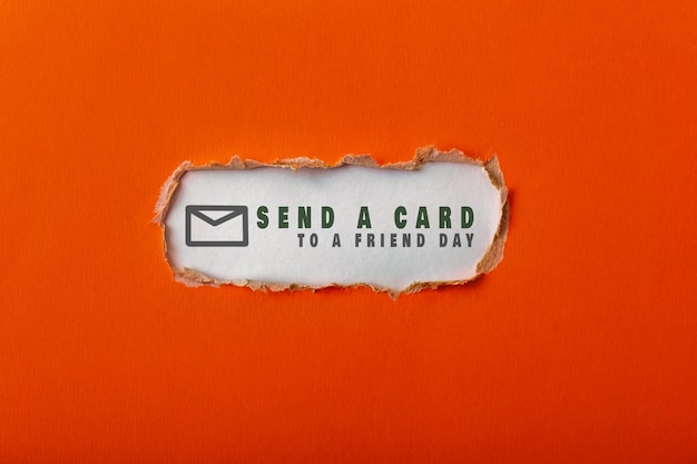 Send card to a friend day text