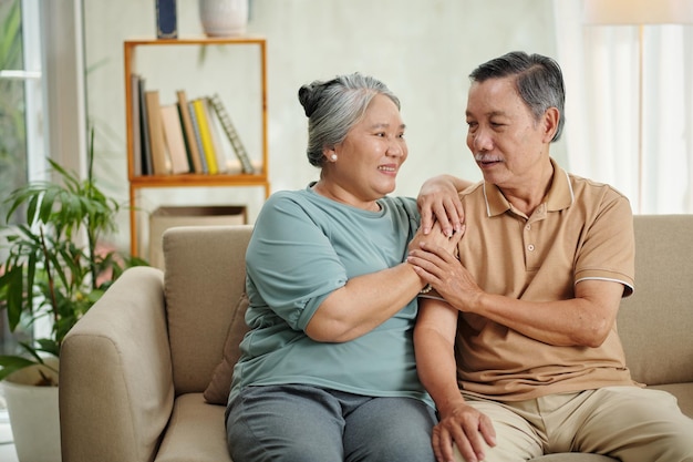 Senior Couple Looking with Affection