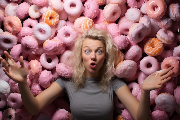 Photo sensory serenade a visual journey through doughnuts best of doughnut image