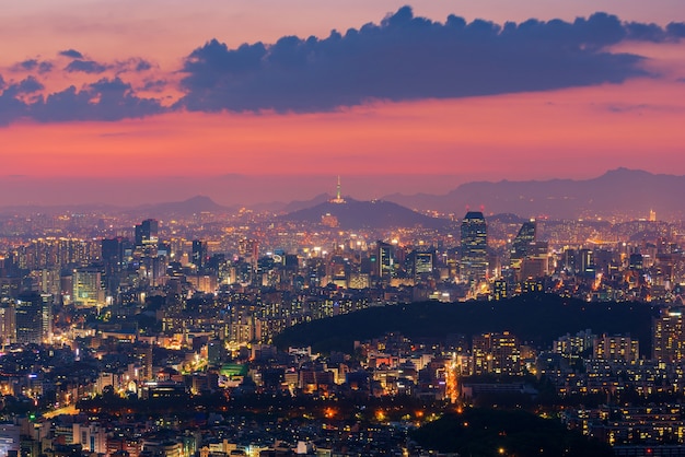 Seoul City Skyline, The best view of South Korea.