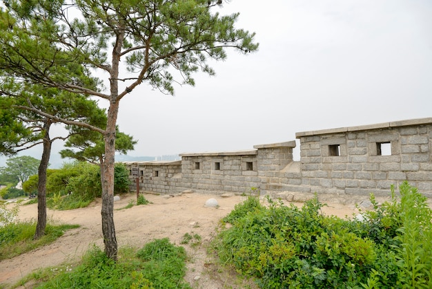 Seoul fortress on naksan mountain