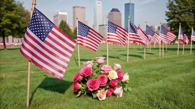 September 11 Memorial Day for the United States of America concept Remembrance Day for the Victims